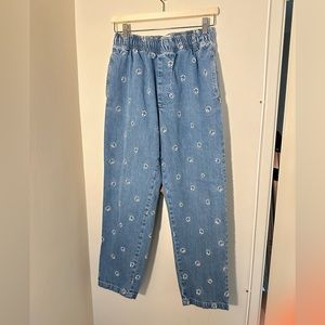 BDG jeans with Smiley face embroidery from Urban Outfitters